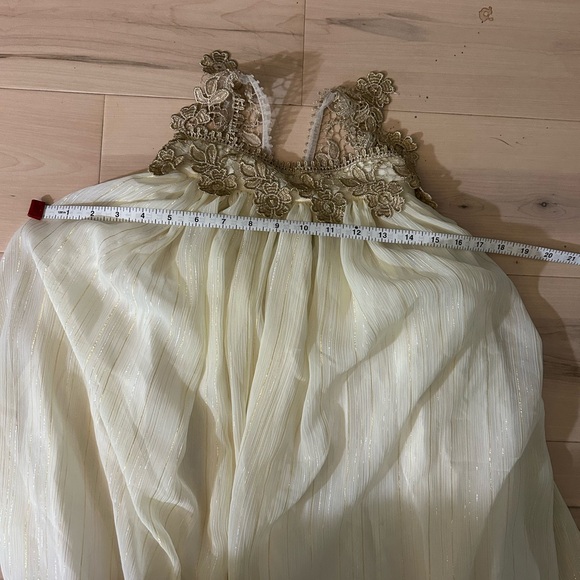 Sweet Boutons Metallic Thread Kids Dress Girls Size 7 - Picture 15 of 17